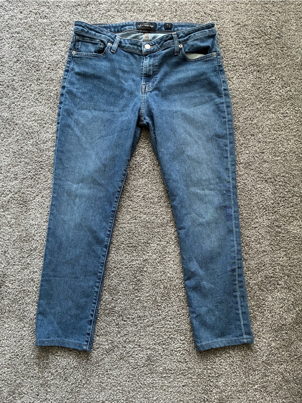 Lucky Brand Lolita Skinny Jeans Women's Size 12/31 Medium Wash